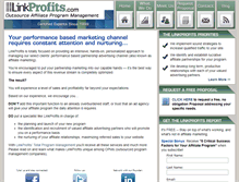 Tablet Screenshot of linkprofits.com